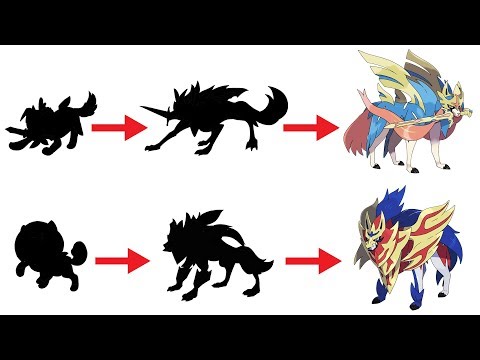 The Evolution Of Legendary Pokémon Zacian And Zamazenta