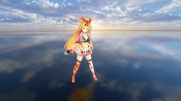 Playing MMD for the first time^-^