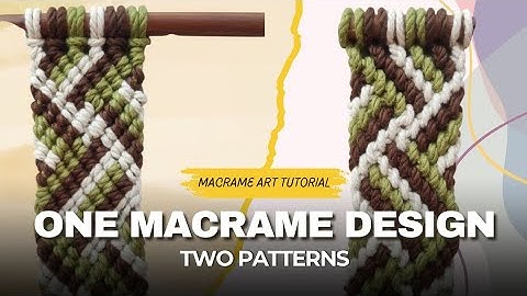 Beautiful Macrame Pattern | Macrame Bag Design | Macrame Bag Strap Design | Macrame Pattern Tutorial