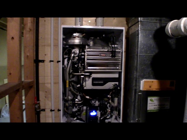 Tankless Water Heater - Navien NPE 180 - YouTube