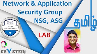 12 Network Security Group and Application Security Group - Lab - Azure in Tamil