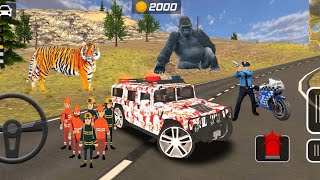 Police Car Chase Cop Simulator #20  Super Police Car Vs Taxi Car Funny Driving - Android Gameplay screenshot 5