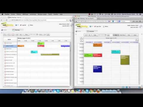 Web-Planning = Real Time Synchronization "Push Data"