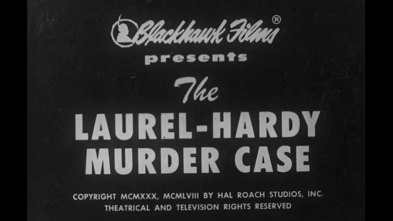 16mm Blackhawk Films "The Laurel & Hardy Murder Case" 1930