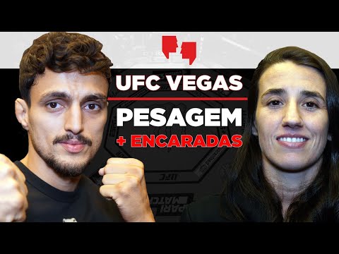 AO VIVO! PESAGEM + ENCARADAS UFc Vegas