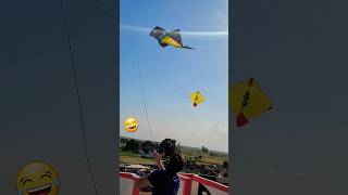 Man Kite Catch