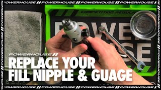 How to Replace your Fill Nipple & Gauge - Powerhouse Air Tech Videos