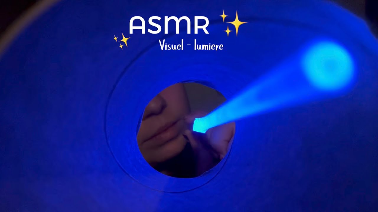 ASMR- Suis les lumières pour dormir rapidement🔦🌈🩷 