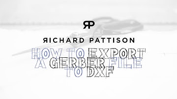 EXPORT A GERBER FILE TO DXF