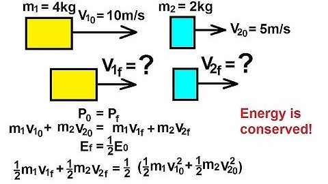 Physics 10   Momentum and Impulse (24 of 30) Elastic Collision Ex.2