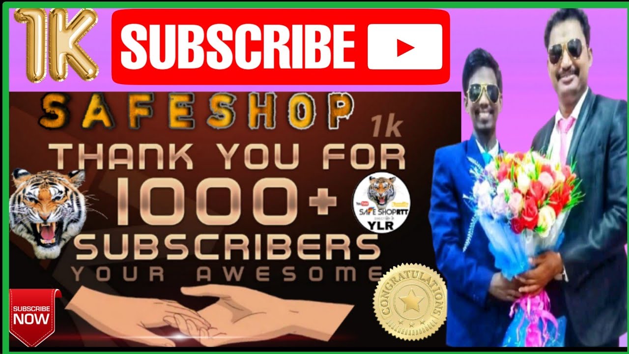 YOUTUBE 1K SUBSCRIBE CELEBRATION thank You so much YouTube family...🙏🙏👀 ...