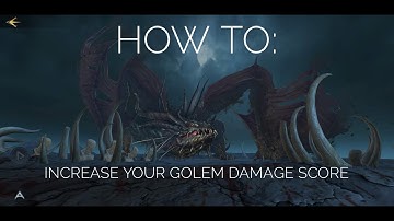 King of Avalon - How to increase Golem damage score