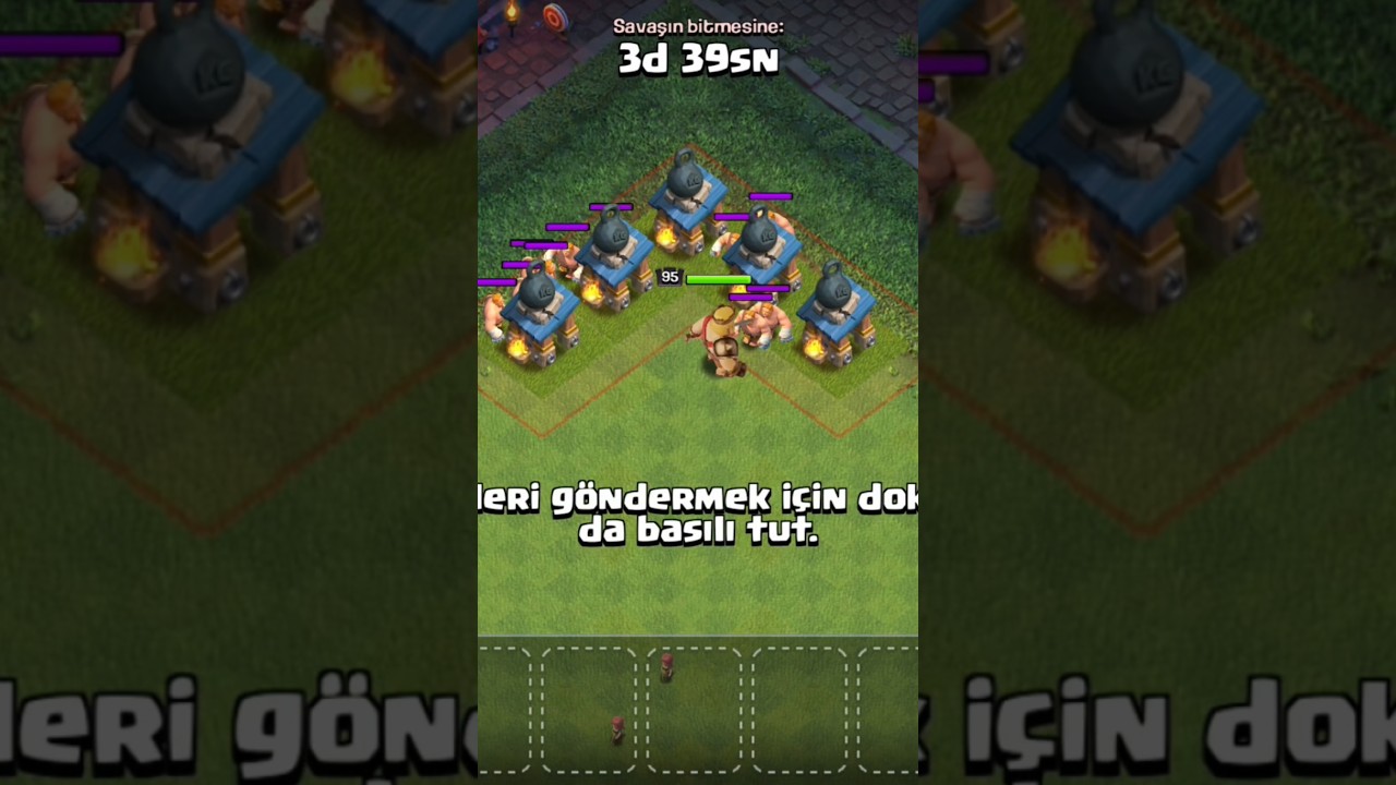 Barbarian king vs Super giant garrison || Clash Of Clans || 