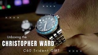 Christopher Ward C60 Trident Pro GMT Unboxing