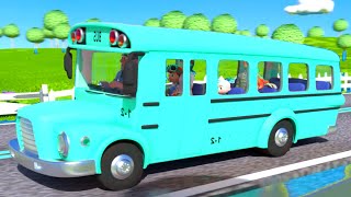 Wheels on the bus Cocomelon Song × Nursery Rhymes and Kids songs - Remix Bus Sound Variations 22