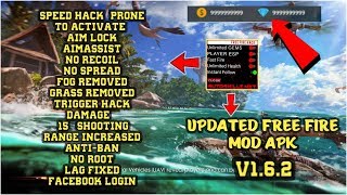 ⚡FREE FIRE⚡MOD/HACK v1.6.2 (No Fog, Anti ban, Aim assist) working 2018 screenshot 2