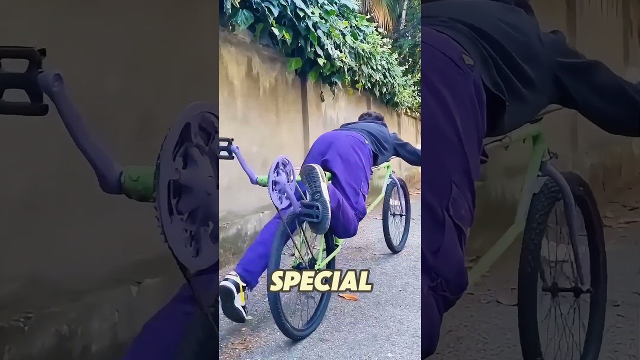 How many strange bicycles have you seen？