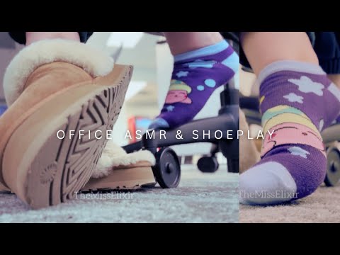Relaxed Under Desk Shoeplay (Office ASMR Special) ✨👟