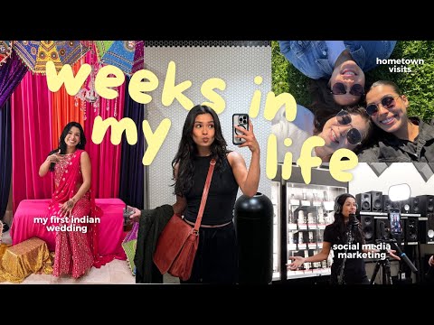 Weekly Vlog: My First Indian Wedding, Working In Marketing & High School Reunion!
