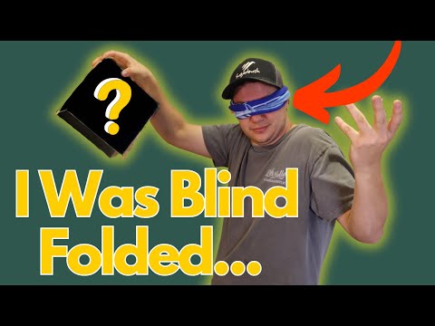 I Built a Project... That I Couldn’t SEE! (Blind Folded Woodworking)