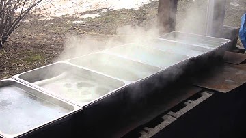 Homemade Maple Sap Evaporator