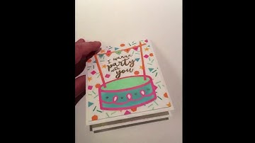 Confetti Flinger die action