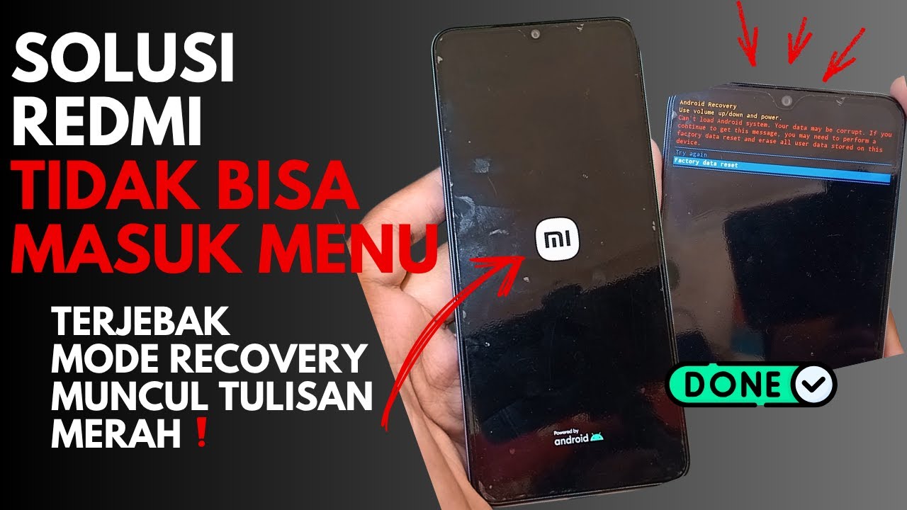 Cara Mengatasi redmi cant load android system data corrupt || Redmi a3 ...
