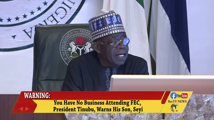 WARNING: You Have No Business Attending FEC, President Tinubu, Warns His Son, Seyi