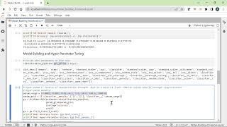 8- Model Building and Hyper-Parameter Tuning