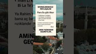 Bu Duayı Okuyan, Rızkı Su Gibi Akar Bereket Ve Rahmet Duası
