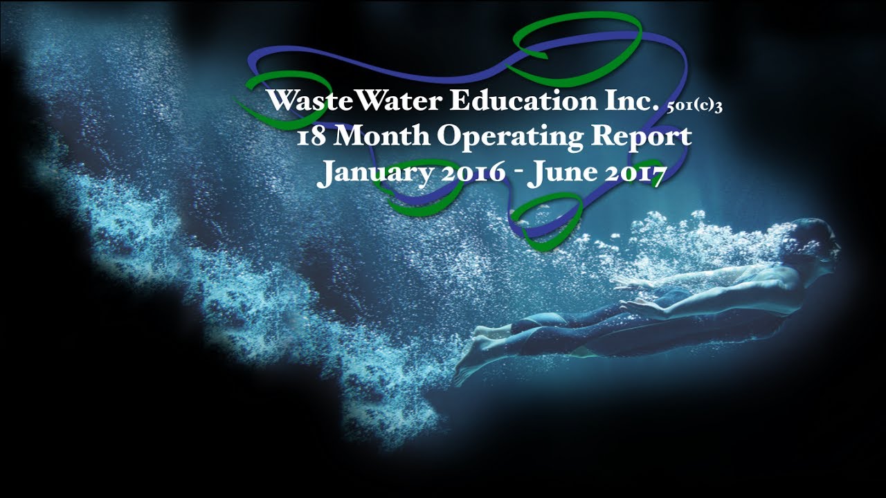 2017 WasteWater Education Annual Report YouTube