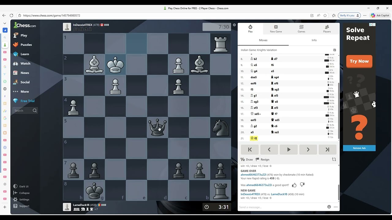 Play Chess Online for FREE