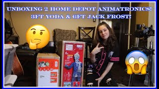 Unboxing 2 Home Depot Animatronics! - 3ft Yoda & 6ft Jack Frost!
I meant to upload this video a couple days ago, but that didnt go to plan because of certain circumstances. But either way its out now. I hope you guys enjoy!:) Unboxing 2 Home Depot Animatronics! - 3ft Yoda & 6ft Jack Frost!