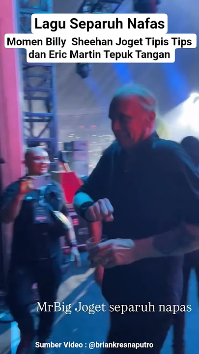 Eric Martin dan Billy Sheehan Sepertinya Menikmati Lagu Separuh Nafas - Dewa 19 All Stars 2.0