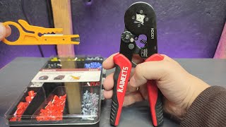 TEST KAIWEETS KDC01 Crimping Tools Set, Self-Adjustable Wire Crimping Tool
