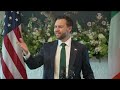 FULL: JD Vance welcomes Irish PM Micheál Martin for White House St. Patrick's Day celebration