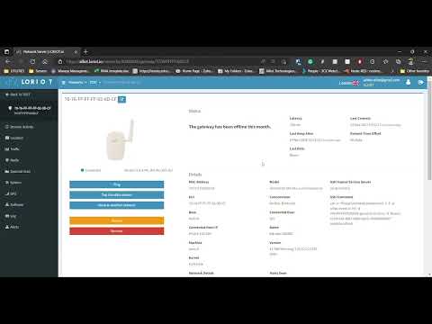 LORIOT Server Overview - video from Alliot Technologies