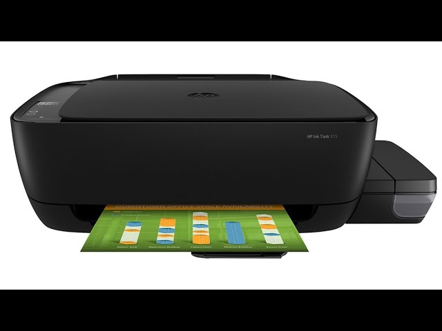impresora HP INK TANK 315 no imprime a color , quitar aire en manguera ,  mantenimiento, solución - YouTube