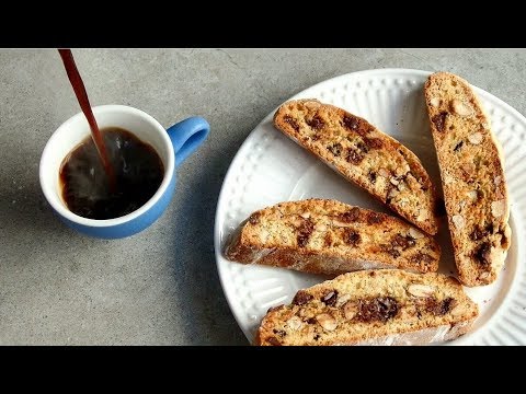 Vídeo: Biscotti Com Amêndoas