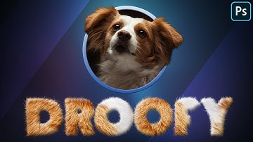 How To Create Furry Text Effect In Photoshop I Photoshop Tutorial