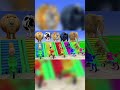 Long Slide Game With Cow Elephant Gorilla Hippopotamus Tiger 3d Animal Game Funny 3d Animal