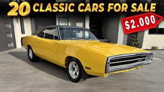 20 Cheap Classic Cars You Can Buy Today Owner Listings