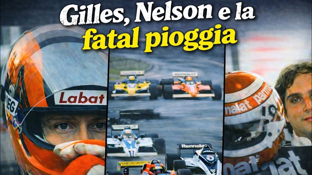 GP San Marino Imola  1981 RAI duelli sotto la pioggia Gilles Villeneuve Pironi Ferrari Nelson Piquet