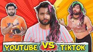 YOUTUBE VS TIKTOK | KHATAM | BakLol Video