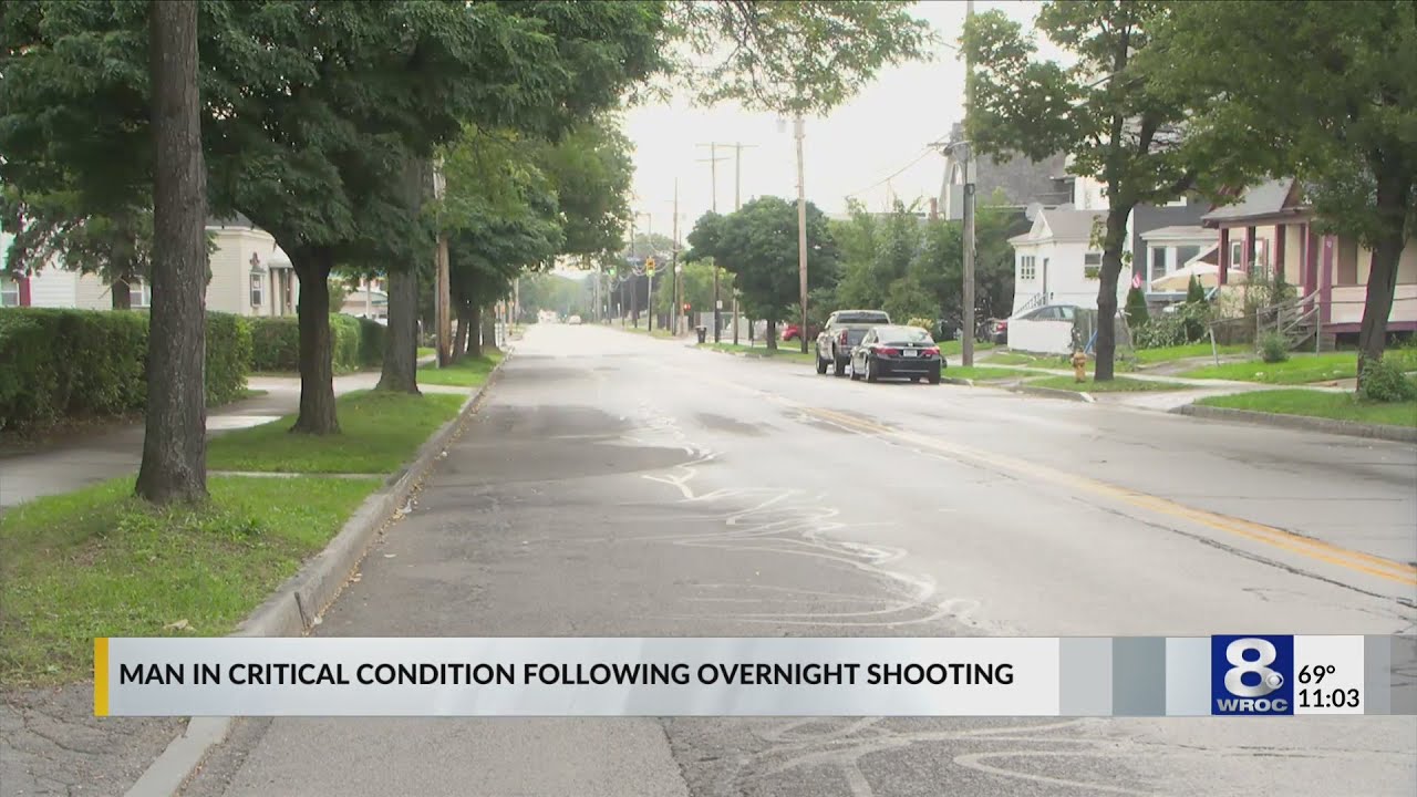 Rochester man in critical condition following overnight shooting - YouTube