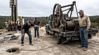 The Rotary Drill Lost $80,000 of Equipment in the Limestone — Then the Old Man's 1938 Cable