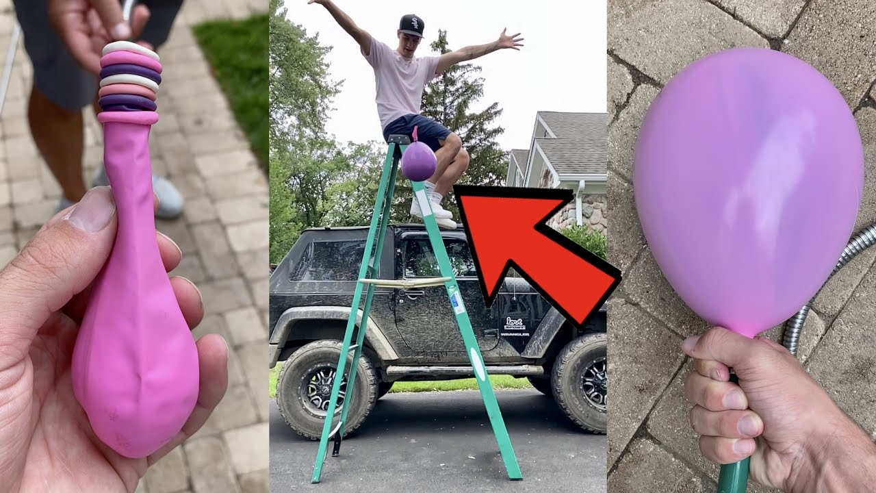 10 Layer Balloon DROP TEST!! 😱 - 