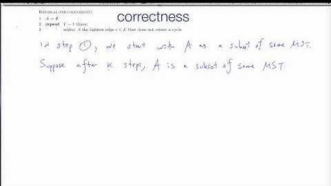 Algorithms - Lecture 16: Minimum Spanning Trees, Krusal, Cut Theorem, Prim