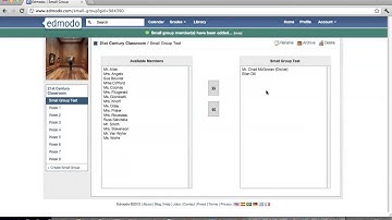 Edmodo Small Group Setup