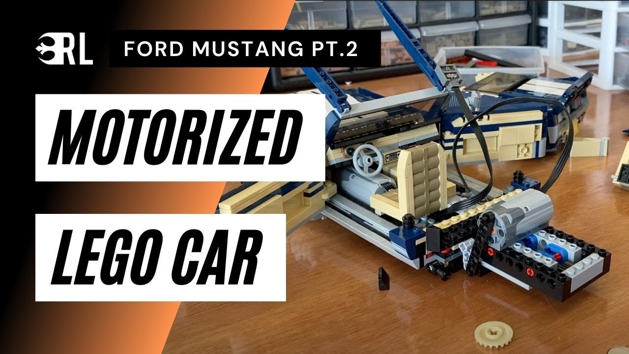 RC LEGO Car! (Ford Mustang Motorization PT. 2)